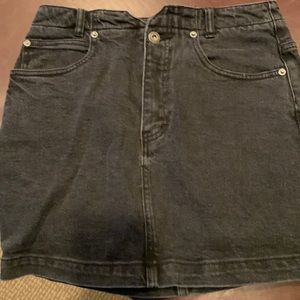 Black denim skirt size 27.